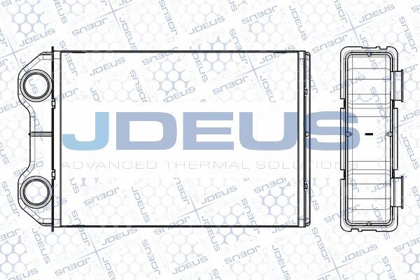 Jdeus M-270000A - Теплообмінник, опалення салону autozip.com.ua
