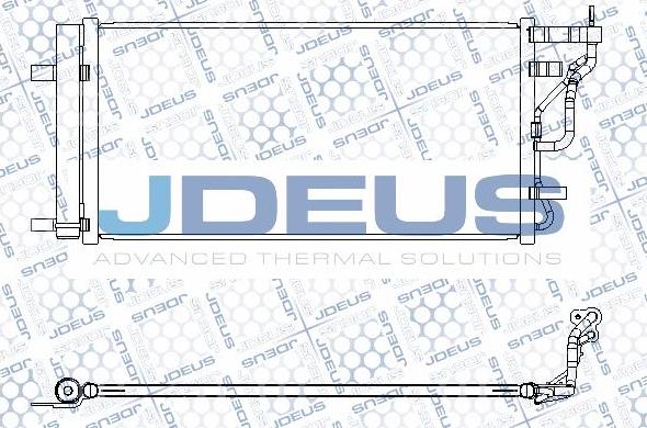 Jdeus M7540690 - Конденсатор, кондиціонер autozip.com.ua