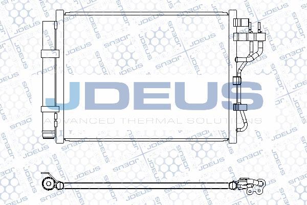 Jdeus M-7540640 - Конденсатор, кондиціонер autozip.com.ua