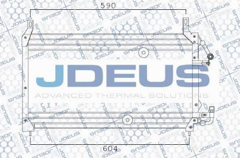 Jdeus M-7560250 - Конденсатор, кондиціонер autozip.com.ua