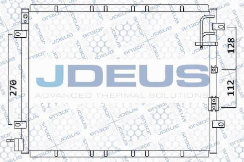 Jdeus M-765012A - Конденсатор, кондиціонер autozip.com.ua