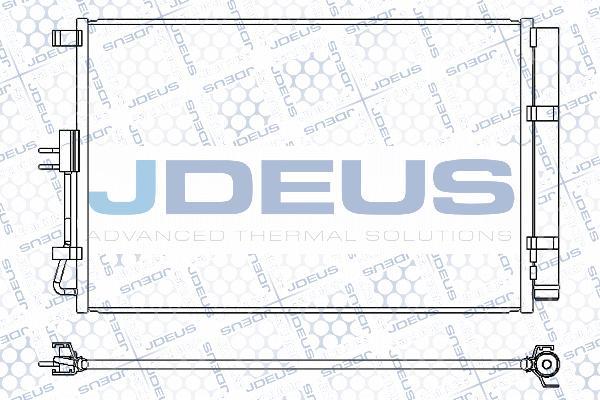 Jdeus M-7650270 - Конденсатор, кондиціонер autozip.com.ua