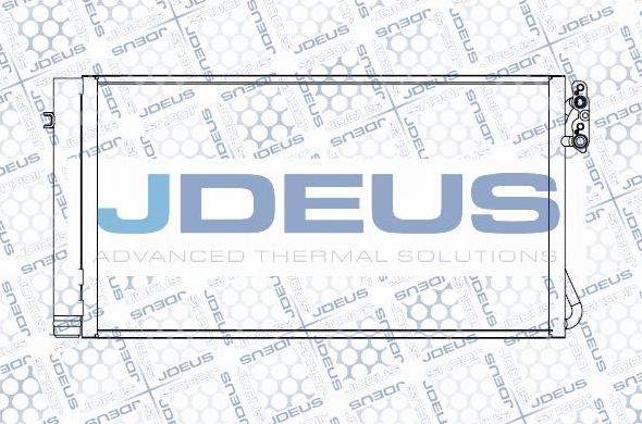 Jdeus M-7050680 - Конденсатор, кондиціонер autozip.com.ua