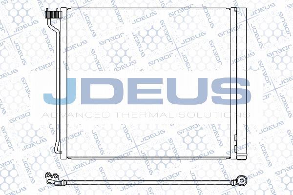 Jdeus M-7050890 - Конденсатор, кондиціонер autozip.com.ua