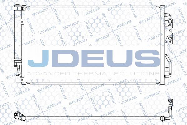 Jdeus M-7050770 - Конденсатор, кондиціонер autozip.com.ua