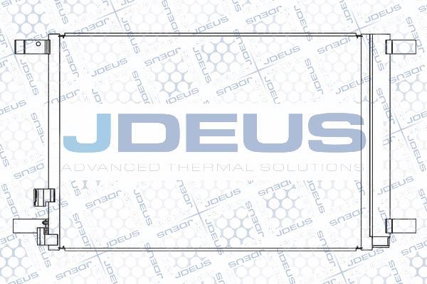 Jdeus M-7010660 - Конденсатор, кондиціонер autozip.com.ua