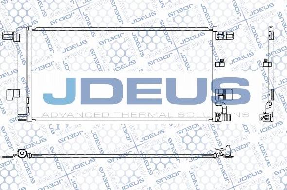 Jdeus M-7010620 - Конденсатор, кондиціонер autozip.com.ua