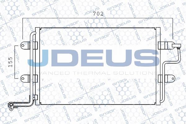 Jdeus M-7010190 - Конденсатор, кондиціонер autozip.com.ua