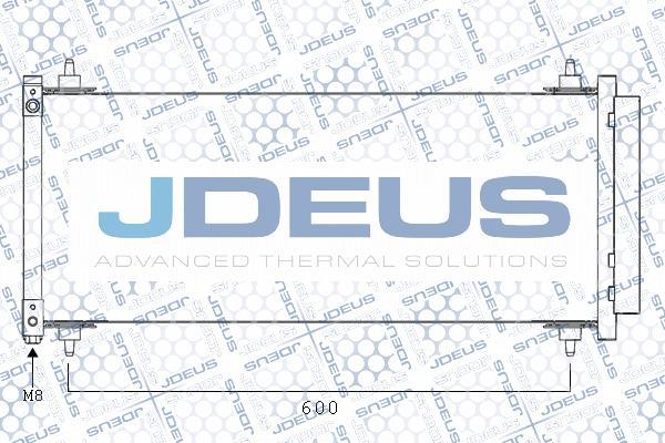 Jdeus M-7070610 - Конденсатор, кондиціонер autozip.com.ua