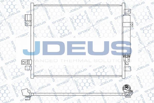 Jdeus M-7190480 - Конденсатор, кондиціонер autozip.com.ua