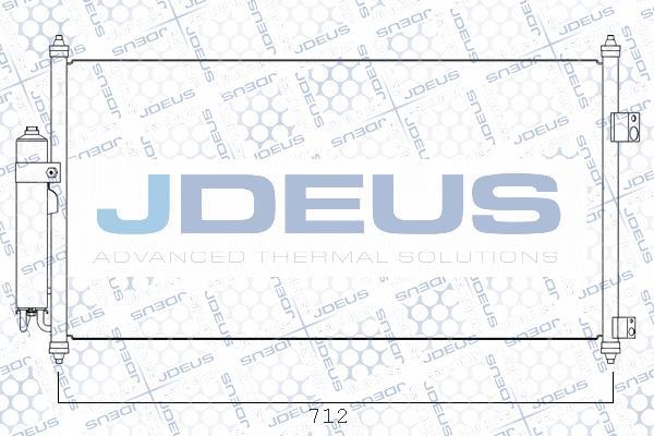 Jdeus M-7190830 - Конденсатор, кондиціонер autozip.com.ua