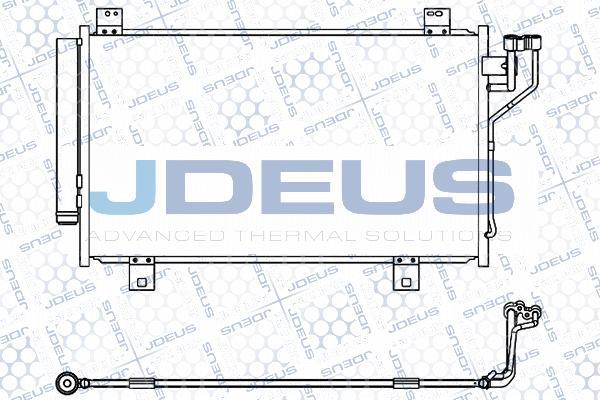 Jdeus M-7160400 - Конденсатор, кондиціонер autozip.com.ua