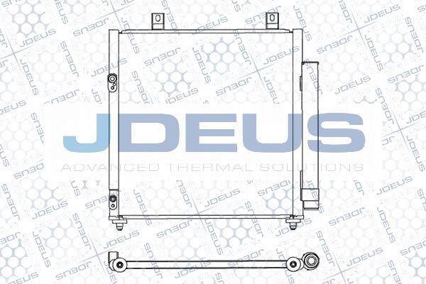 Jdeus M-7180530 - Конденсатор, кондиціонер autozip.com.ua