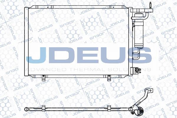 Jdeus M-7120440 - Конденсатор, кондиціонер autozip.com.ua