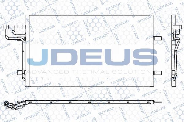 Jdeus M-7120250 - Конденсатор, кондиціонер autozip.com.ua