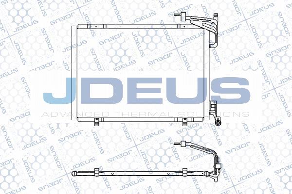 Jdeus M-7121280 - Конденсатор, кондиціонер autozip.com.ua