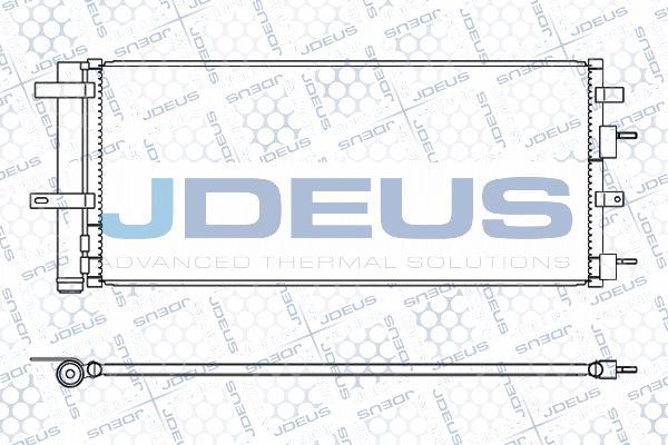 Jdeus M-7121270 - Конденсатор, кондиціонер autozip.com.ua