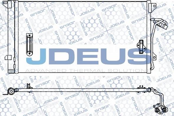 Jdeus M-7300570 - Конденсатор, кондиціонер autozip.com.ua