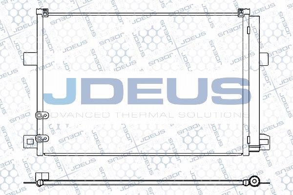 Jdeus M-7300200 - Конденсатор, кондиціонер autozip.com.ua