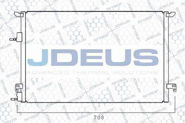 Jdeus M-7240090 - Конденсатор, кондиціонер autozip.com.ua
