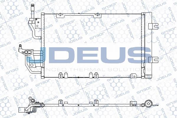 Jdeus M-7200980 - Конденсатор, кондиціонер autozip.com.ua