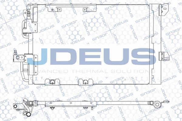 Jdeus M-7200420 - Конденсатор, кондиціонер autozip.com.ua