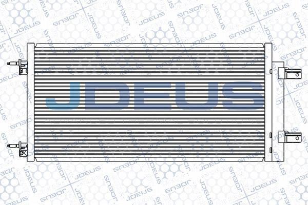 Jdeus M-7201030 - Конденсатор, кондиціонер autozip.com.ua