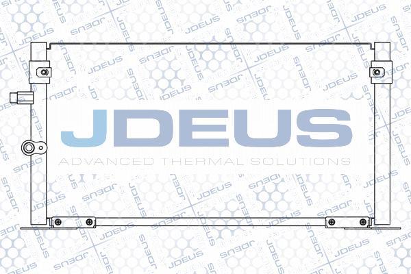 Jdeus M-7280580 - Конденсатор, кондиціонер autozip.com.ua