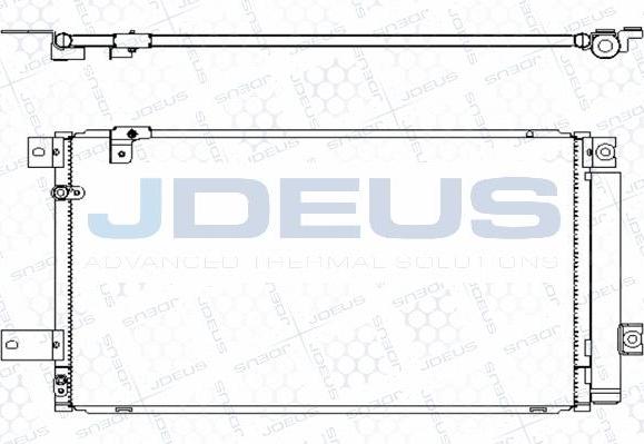 Jdeus M-7280110 - Конденсатор, кондиціонер autozip.com.ua