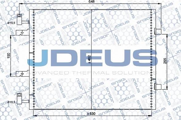 Jdeus M-7230960 - Конденсатор, кондиціонер autozip.com.ua