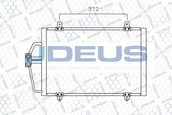 Jdeus M-7230450 - Конденсатор, кондиціонер autozip.com.ua