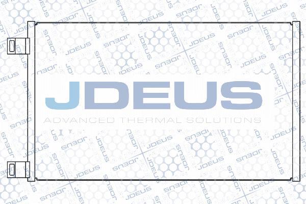 Jdeus M-7231080 - Конденсатор, кондиціонер autozip.com.ua