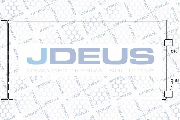 Jdeus M-7231030 - Конденсатор, кондиціонер autozip.com.ua