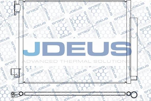 Jdeus M-7231130 - Конденсатор, кондиціонер autozip.com.ua