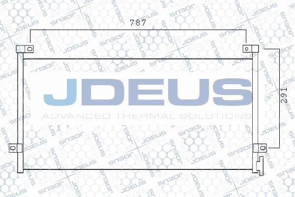 Jdeus M-7231320 - Конденсатор, кондиціонер autozip.com.ua