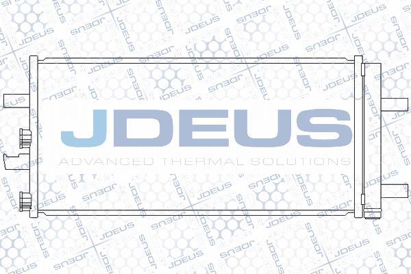 Jdeus M-7700070 - Конденсатор, кондиціонер autozip.com.ua