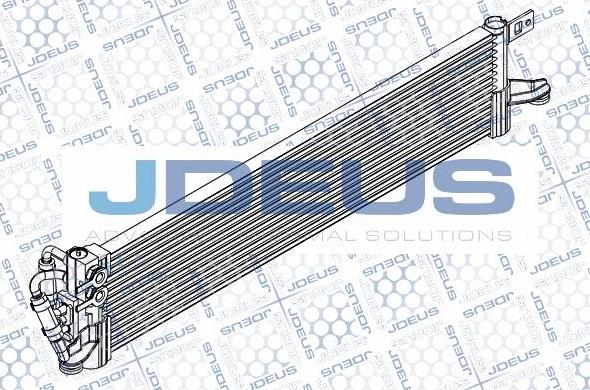 Jdeus RA4201240 - Масляний радіатор, автоматична коробка передач autozip.com.ua