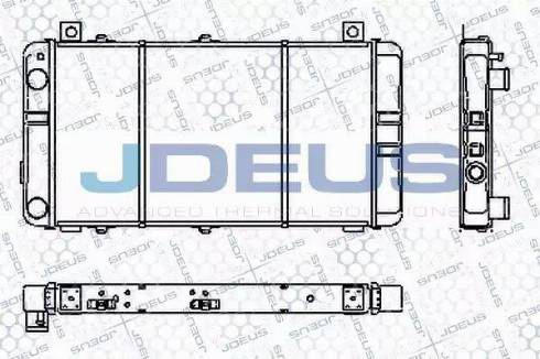 Jdeus RA0440000 - Радіатор, охолодження двигуна autozip.com.ua