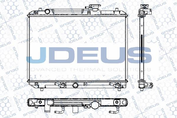 Jdeus RA0420031 - Радіатор, охолодження двигуна autozip.com.ua