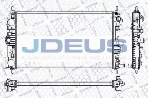 Jdeus RA0560000 - Радіатор, охолодження двигуна autozip.com.ua