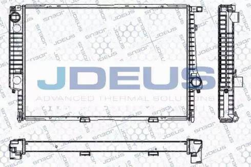Jdeus RA0050550 - Радіатор, охолодження двигуна autozip.com.ua