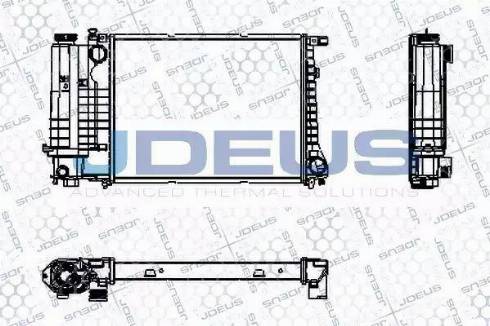 Jdeus RA0050570 - Радіатор, охолодження двигуна autozip.com.ua