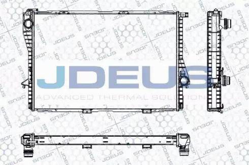 Jdeus RA0050630 - Радіатор, охолодження двигуна autozip.com.ua