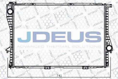 Jdeus RA0050631 - Радіатор, охолодження двигуна autozip.com.ua