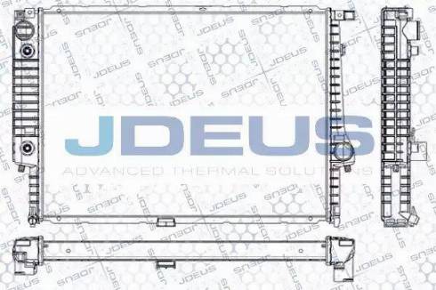 Jdeus RA0050060 - Радіатор, охолодження двигуна autozip.com.ua