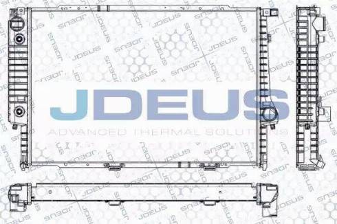 Jdeus RA0050070 - Радіатор, охолодження двигуна autozip.com.ua