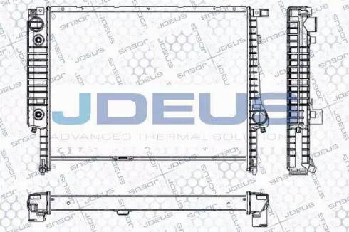 Jdeus RA0050170 - Радіатор, охолодження двигуна autozip.com.ua