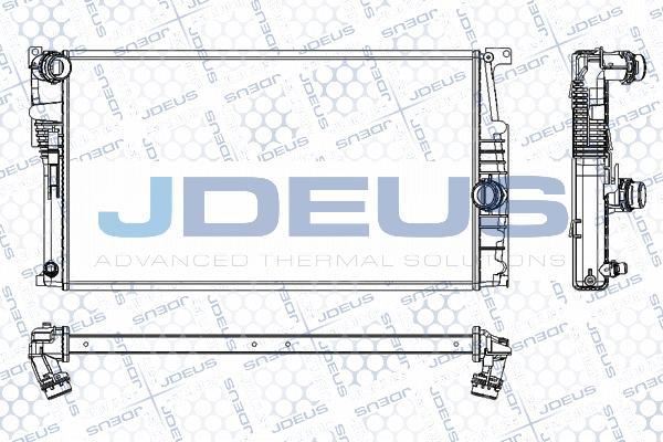Jdeus RA0050800 - Радіатор, охолодження двигуна autozip.com.ua