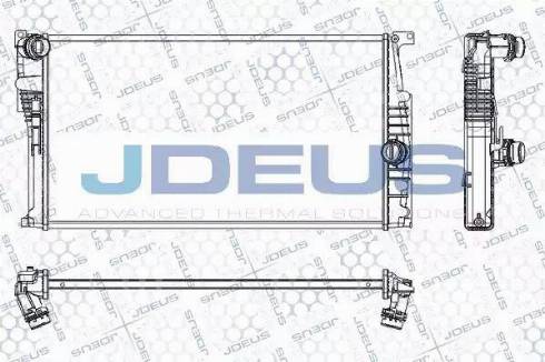 Jdeus RA0050790 - Радіатор, охолодження двигуна autozip.com.ua