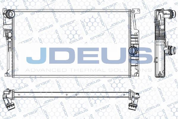 Jdeus RA0050770 - Радіатор, охолодження двигуна autozip.com.ua